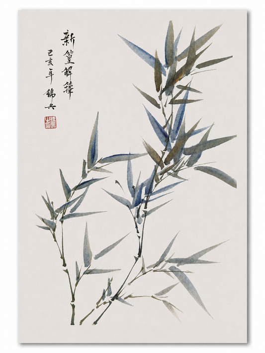 Sip&Paint Painting Club-August Bamboo with Chinese Brush Painting