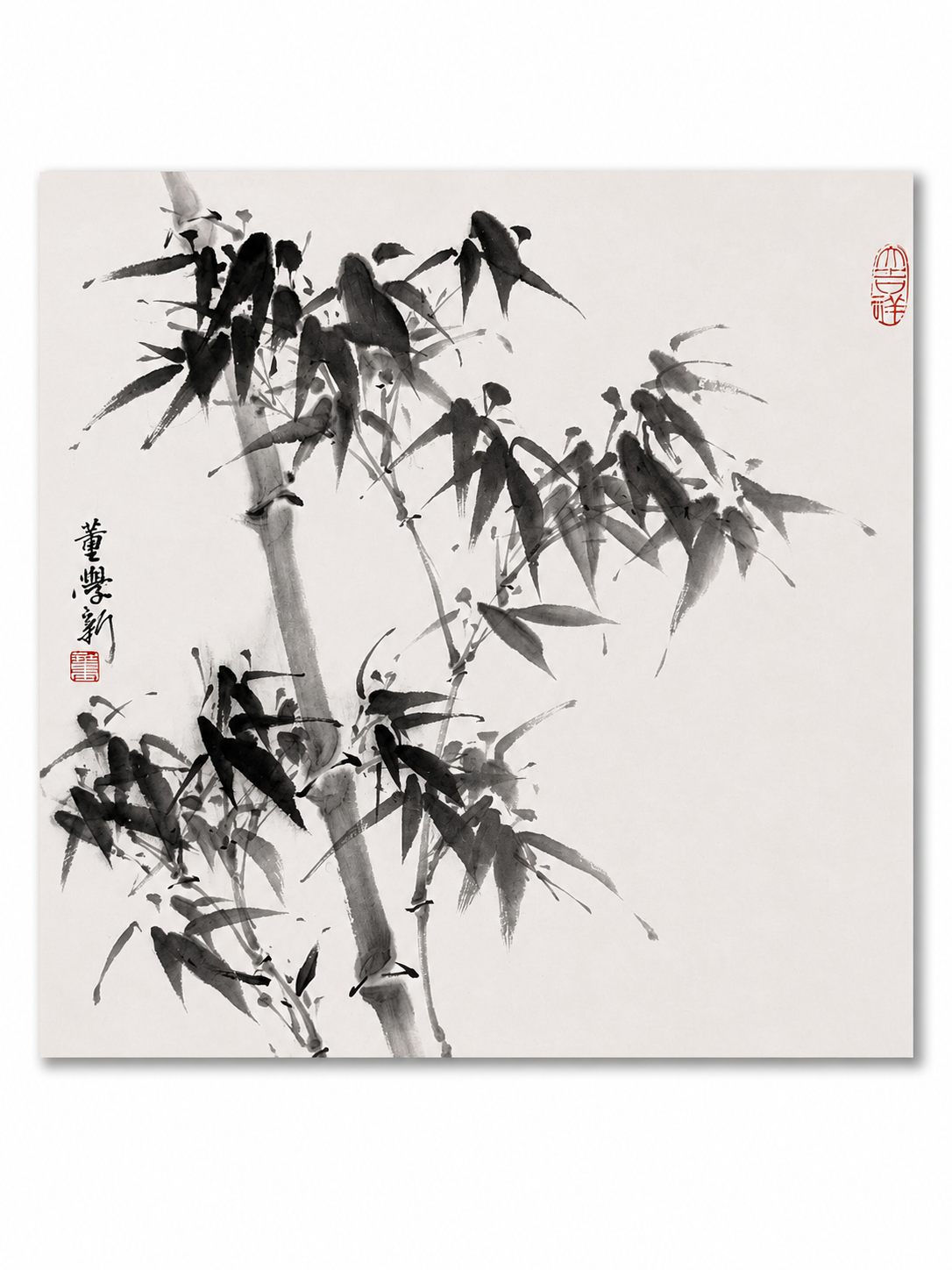 Sip&Paint Adult Painting Club-August Bamboo with Chinese Brush Painting