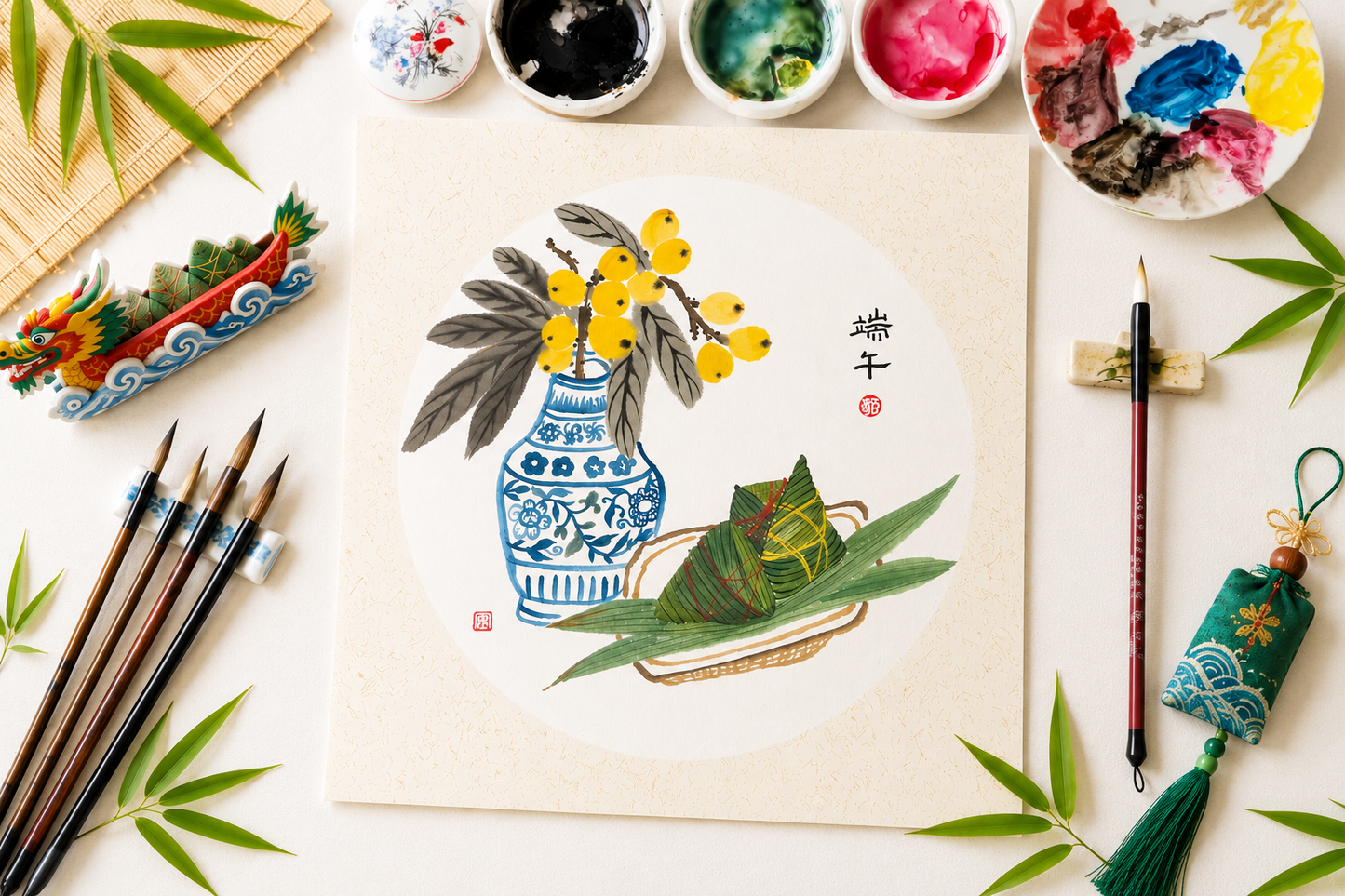 Chinese Ink&Colour Workshop – Dragon Boat Festival Special Event