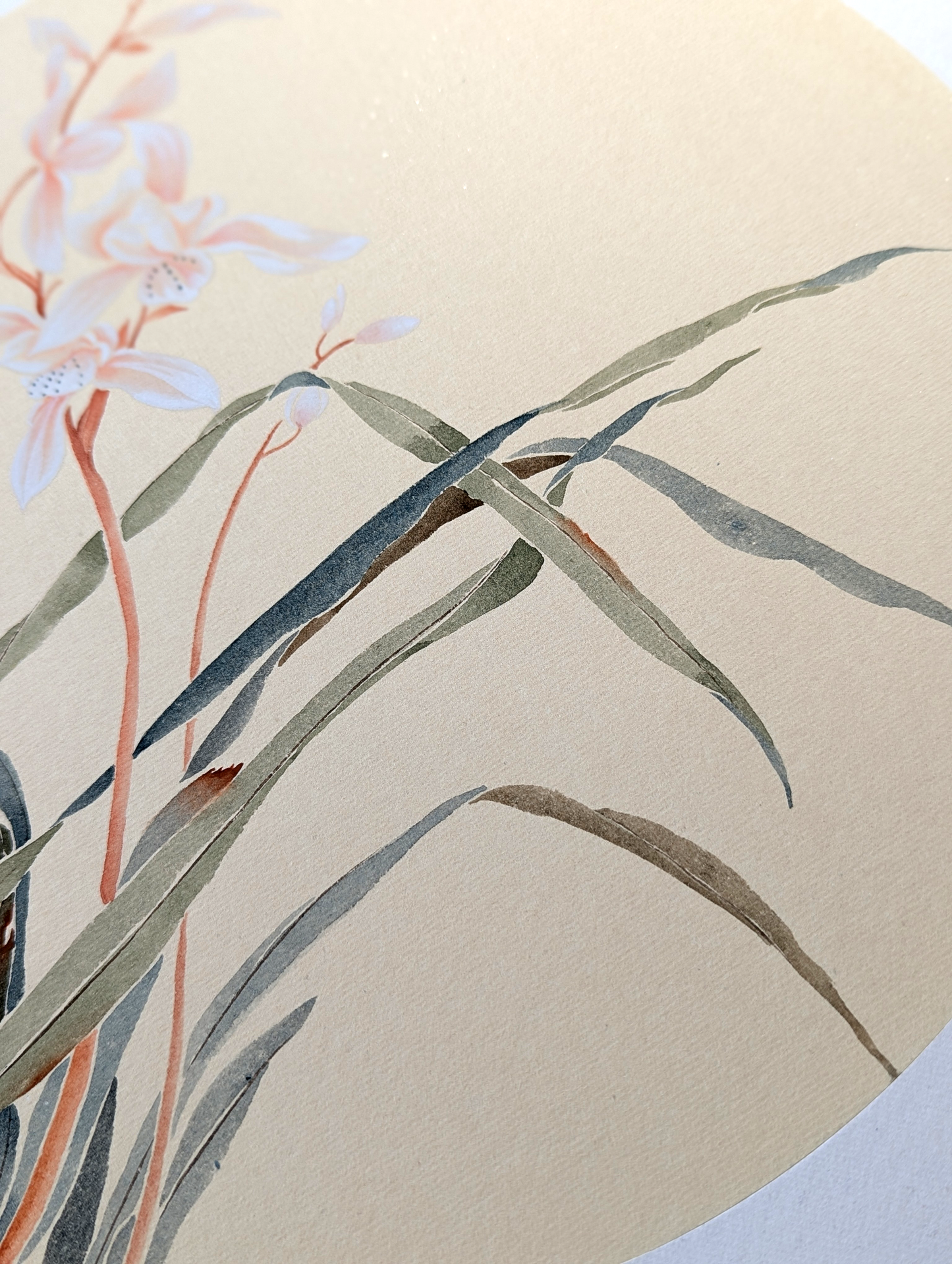 The Orchid Oriental Chinese Brush Painting