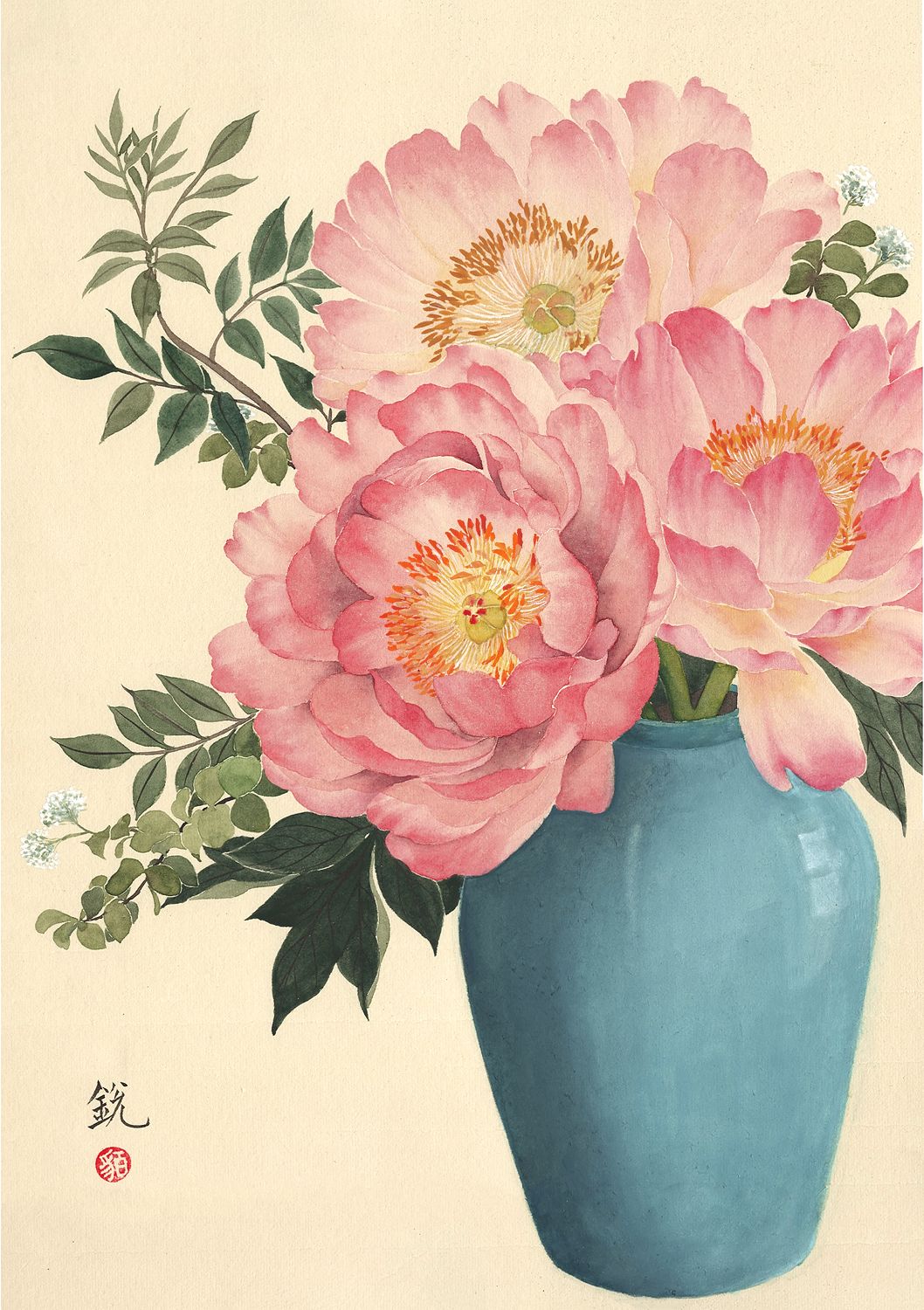 Peonies in Bloom: A Symbol of Prosperity